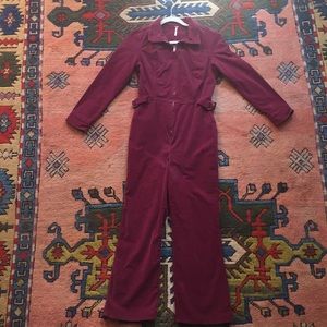LIKE NEW Free People Take Me Out Corduroy Jumpsuit